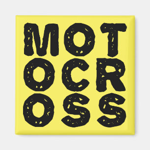 Reuzen Motocross Logo Dirt Bike Koelkastmagneet Magneet