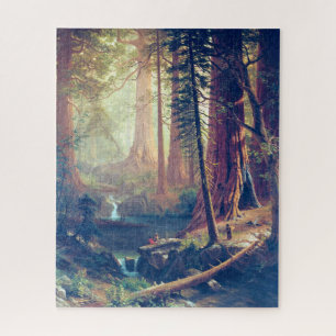 Reuzen Redwood Bomen van Californië Albert Biersta Legpuzzel