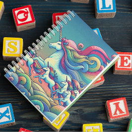 Reuzen Regenboog Eenhoorn Fantasie Notitieboek