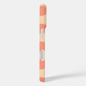 Reuzen retro stippen - sherbet oranje Case-Mate iPhone case (Achterkant / Rechts)