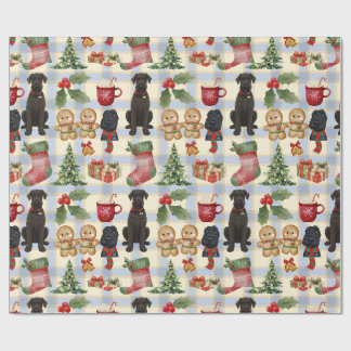 Reuzen Schnauzer Kerst Inpakpapier