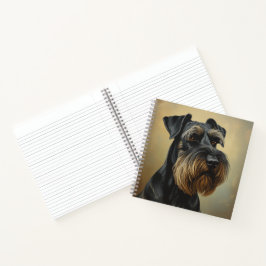 Reuzen schnauzer notitieboek