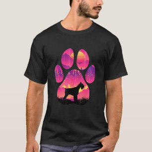 Reuzen Schnauzer Poot Moeder Vader Hond Vrouwen Ma T-shirt