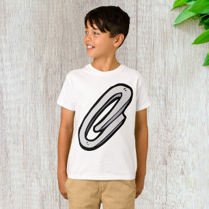 Reuzen Zilver Paperclip Kantoor en Kantoorartikele T-shirt