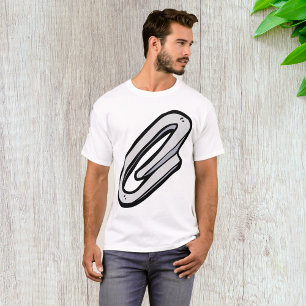 Reuzen Zilver Paperclip Kantoor en Kantoorartikele T-shirt