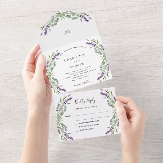 Reuzenbaard All In One Uitnodiging (Afscheurbaar)