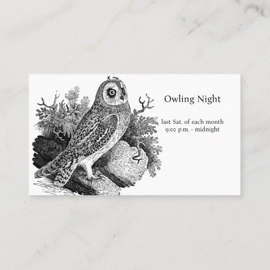 Reuzenbaars Visitekaartje (Achterkant)