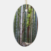 Reuzenbamboobos, Sagano, Kyoto, Japan Keramisch Ornament (Rechts)