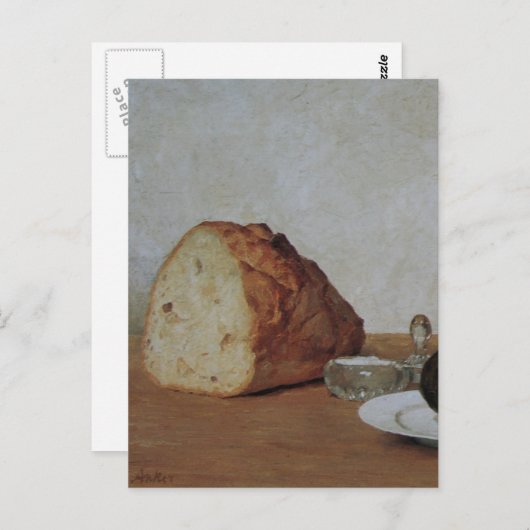 Reuzenbier en radijs - Albert Anker Briefkaart (Voorkant / Achterkant)