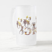Reuzenbierglas Matglas Bierpul (Voorkant links)