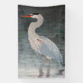 Reuzenblauwe hert spandoek (Verticaal)