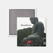 Reuzenboeddha in Kamakura magneet (Voorkant / Achterkant)