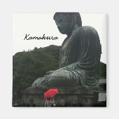 Reuzenboeddha in Kamakura magneet (Voorkant)