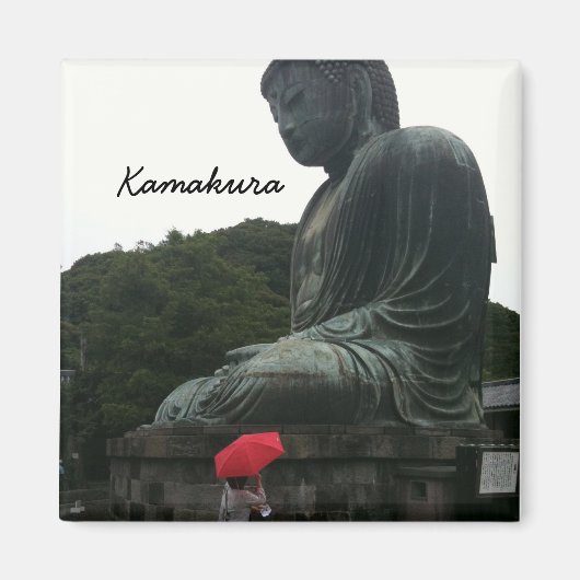 Reuzenboeddha in Kamakura magneet (Voorkant)
