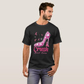 Reuzenborst Roze band op hoge hoogte C T-shirt (Voorkant volledig)