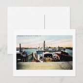 reuzenboten naar Portsmouth & Berkely, VA Briefkaart (Voorkant / Achterkant)