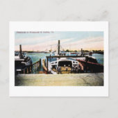 reuzenboten naar Portsmouth & Berkely, VA Briefkaart (Voorkant)