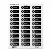 Reuzenbreker markeert retouradreslabels etiket (Full Sheet)