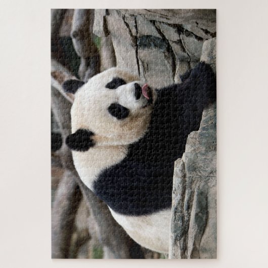 Reuzend Giant Panda, Jigzaag Puzzle Legpuzzel (Verticaal)