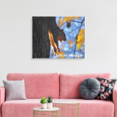 Reuzeneekhoorn Canvas Afdruk (Insitu (Woonkamer))