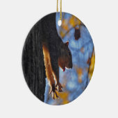 Reuzeneekhoorn Keramisch Ornament (Rechts)