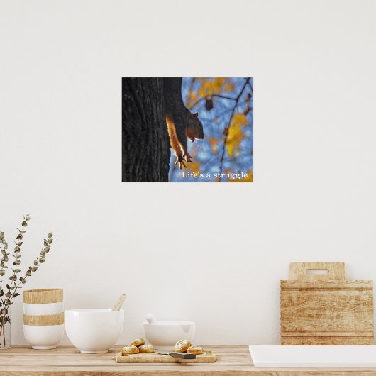 Reuzeneekhoorn Poster (Keuken)