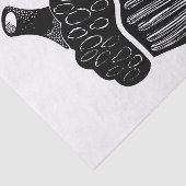 reuzeneikel tissuepapier (Detail)