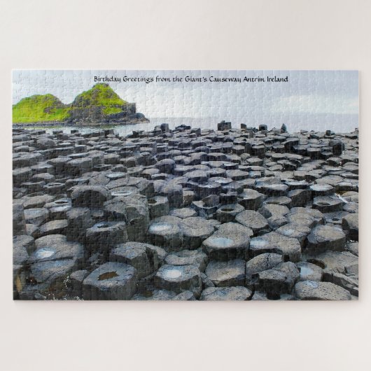 Reuzengebergte Antrim Ierland. Legpuzzel (Horizontaal)