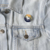 Reuzengeit ronde knop button 3,2 cm (In situ)
