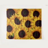 Reuzengele Zonnebloem Fotocabine Achtergrond Wandkleed (Voorkant (horizontaal))