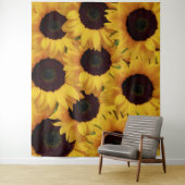 Reuzengele Zonnebloem Fotocabine Achtergrond Wandkleed (In situ)