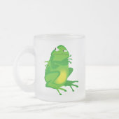 Reuzengroene kikker matglas koffiemok (Links)