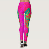 reuzengroene kreeft Thunder_Cove roze Leggings (Achterkant)