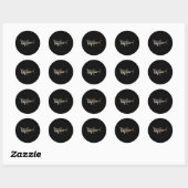Reuzenhaai Ronde Sticker (Vel)