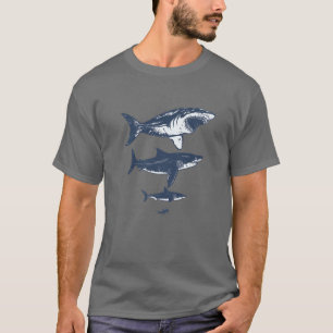 reuzenhaaien en duikers t-shirt