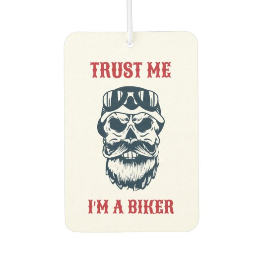 Reuzenhuid | Motorrijcyclus | Vertrouw me dat ik e Luchtverfrisser (Voorkant)