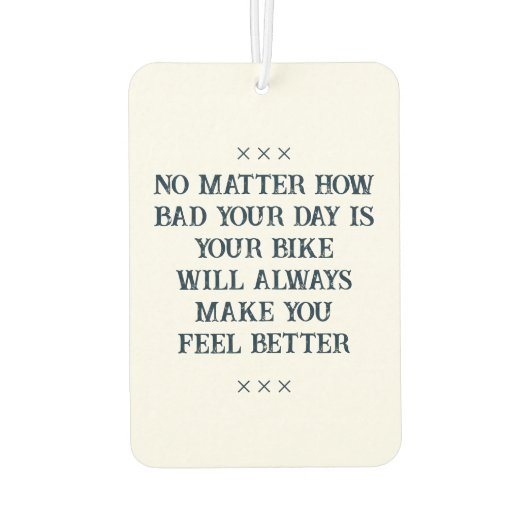 Reuzenhuid | Motorrijcyclus | Vertrouw me dat ik e Luchtverfrisser (Achterkant)