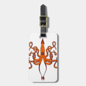 reuzeninktvis bagagelabel (Voorkant verticaal)