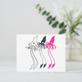 reuzeninktvis briefkaart (Staand voorkant)