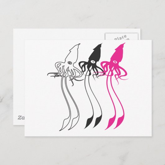 reuzeninktvis briefkaart (Voorkant / Achterkant)