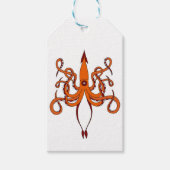 reuzeninktvis cadeaulabel (Voorkant)