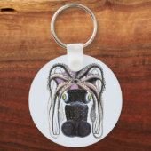  reuzeninktvis of inktvis, zeedier sleutelhanger (Voorkant)