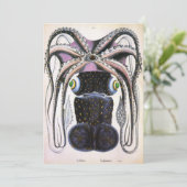 Reuzeninktvis of Octopus, Antieke Zeeleven Dier (Staand voorkant)