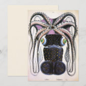 reuzeninktvis of octopus, zeedier (Voorkant / Achterkant)