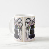  reuzeninktvis of octopus, zeedier koffiemok (Voorkant links)