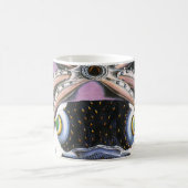  reuzeninktvis of octopus, zeedier koffiemok (Center)