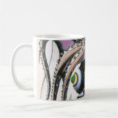  reuzeninktvis of octopus, zeedier koffiemok (Links)