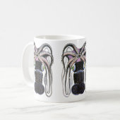  reuzeninktvis of octopus, zeedier koffiemok (Voorkant links)