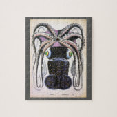  reuzeninktvis of octopus, zeedier legpuzzel (Verticaal)