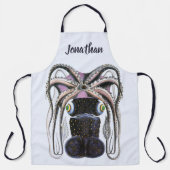 reuzeninktvis of octopus, zeedier schort (Voorkant)